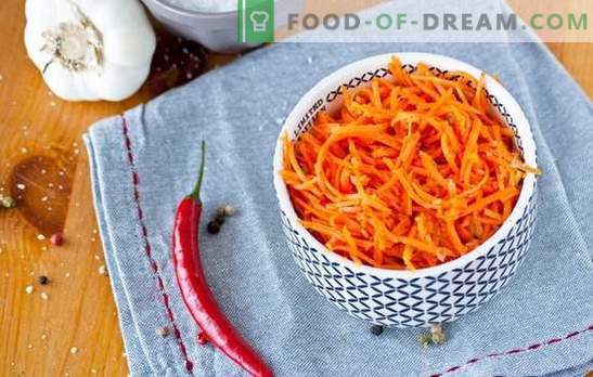 Кои зачини се потребни за корејски моркови и други солени закуски?