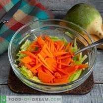 Здрава салата од зелена ротквица со моркови