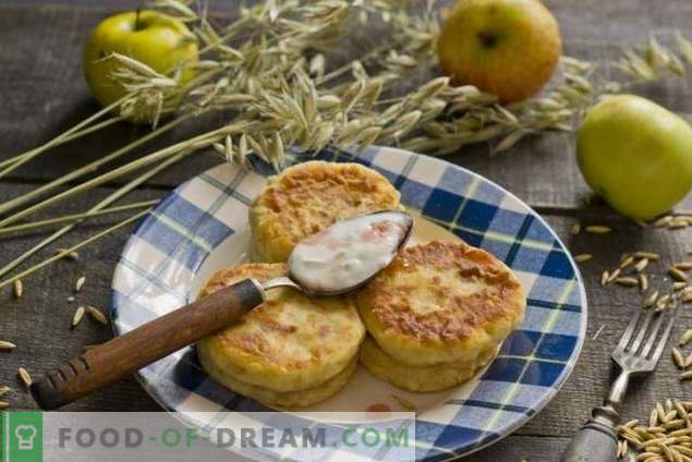 Диететски сирење колачи со јаболка