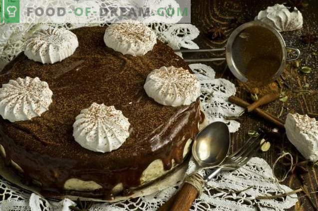 Чоколадна торта со бел слез