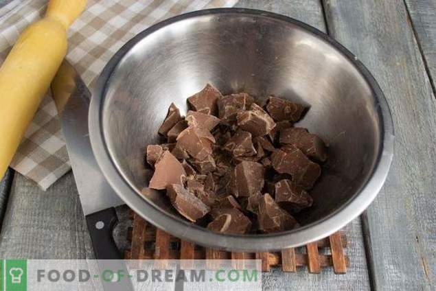 Homemade dark chocolate whiskey truffles