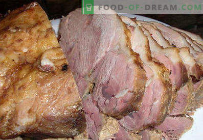 Печена свинско месо во домашно свинско месо, рецепти
