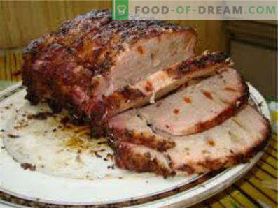 Печена свинско месо во домашно свинско месо, рецепти