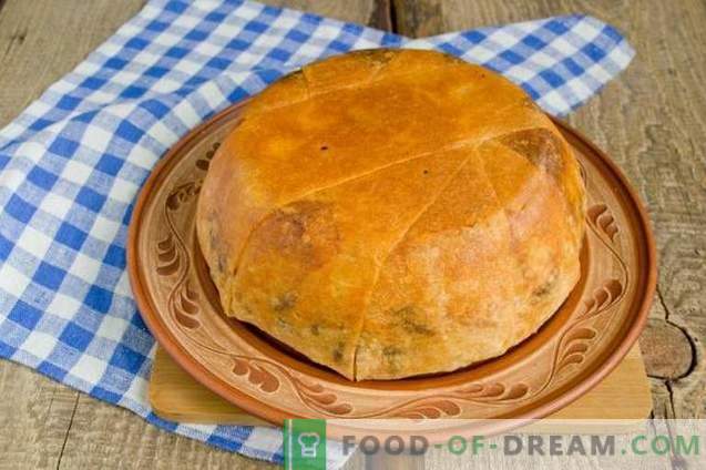 Shakh-pilaf во пита леб - конзумирање на одмор
