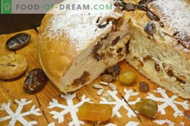 Слатка божиќен леб со кумкват и смокви