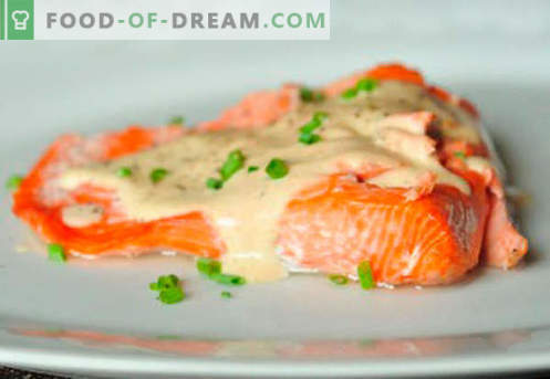 Лосос во крем сос - најдобрите рецепти. Како правилно и вкусно готвење лосос во крем сос.