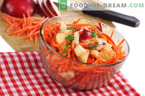 Insalata di carote e mele: le migliori ricette. Come correttamente e gustoso per preparare un'insalata di carote e mele.