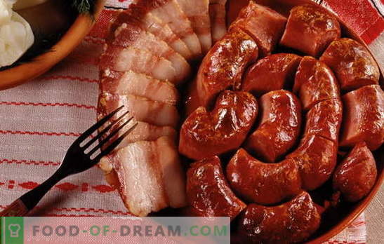 Домашна колбас од свинско месо: рецепти од искусни домаќинки, вредни совети. Како да се направи домашна колбас: ви треба месо и трпение!