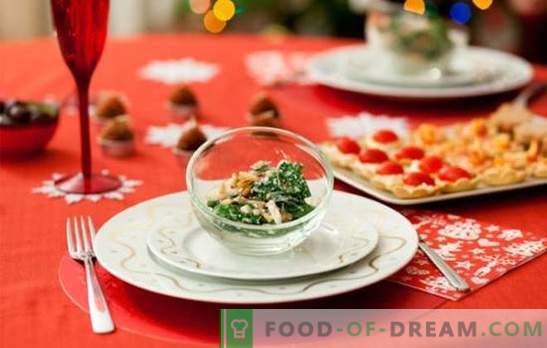 Прст храна на новогодишната маса: како да се подобри телото и да се јаде добро?