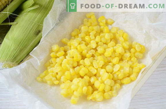 Како да се замрзне пченка во зрна
