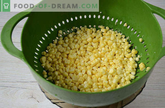 Како да се замрзне пченка во зрна