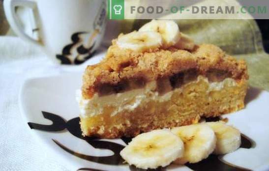 Торта со банана и урда е здрав, лесен и неверојатно вкусен десерт. Избор на најдобри рецепти за торта со банана и урда
