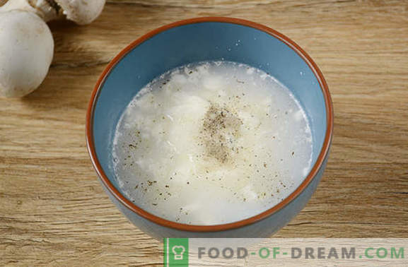 Компири со печурки во рерна со кисела павлака - ароматично и хранливо сад. Авторски чекор по чекор фото рецепт на печени компири со печурки