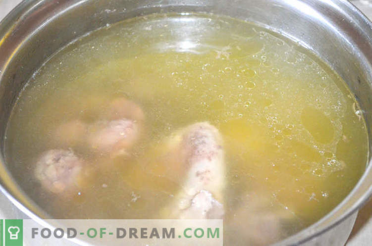 Супа со пилешки тегли, или како да се готви супа од Глеб Жеглов - рецепт