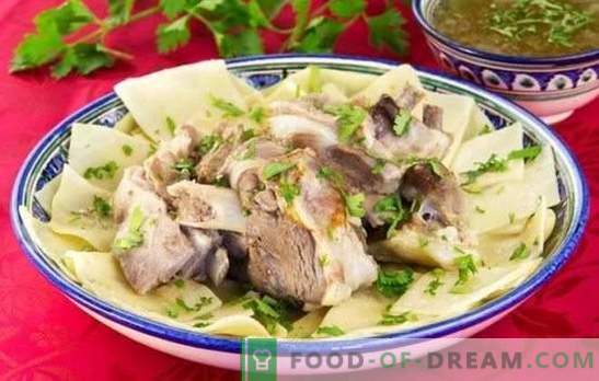 Бешбармак од свинско месо - рецепти за вкусни јадења на луѓе што говорат турски јазик. Како да се готви бешбармак од свинско месо?
