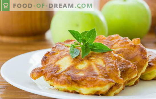 Палачинки со јаболка - вкусна и здрава колачи без проблеми. Традиционалните и оригинални рецепти се хранат со јаболка