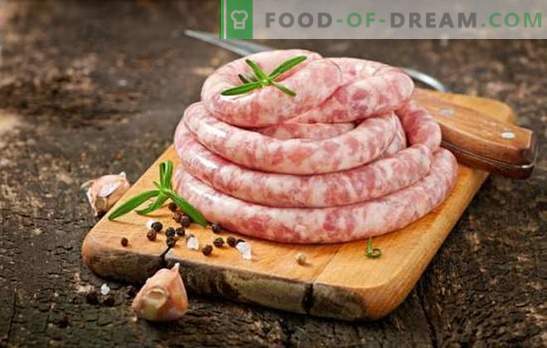 Домашна свинско и говедско колбас: квалитет и економичност. Домашна свинско и говедско месо - вкусни!