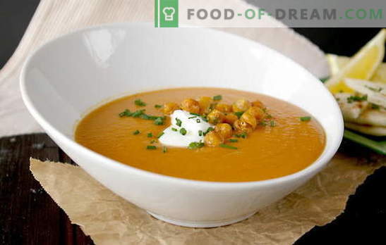 Придобивките од вкусна домашна супа од леќа. Постен Постен супи - избор на рецепти без месо и супи