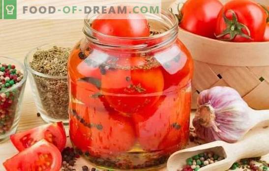 Домати за зима - брзи рецепти празни места на домати. Начини на конзервирање на домати - рецепти за зима, брзо и без кавга