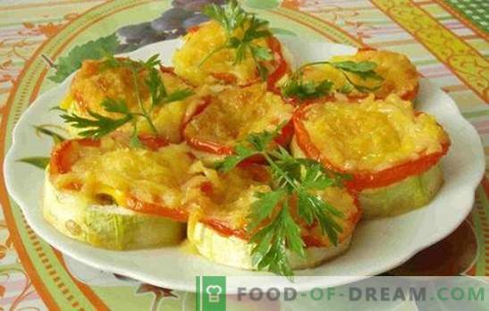 Брзи рецепти за садовите за зеленчук за рерната: тиквички со домати и не само! Идеа за брз рецепт за тиквички и домати во рерната