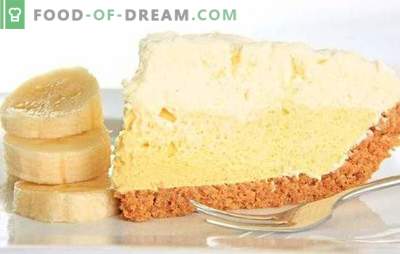 Crema de tort de banane este o delicatesă de neegalat. Cum să pregătiți cu ușurință și rapid tortul original de cremă de banane