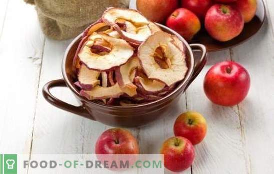Како да се исушат јаболка дома е едноставно решение за летно берба. Што да се готви од суви јаболка дома?