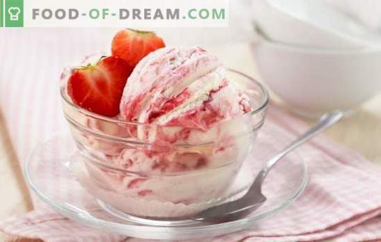 Домашен сладолед со јагоди - крем вкус на детството. Најдобри рецепти за домашен сладолед со јагоди, суптилности и тајни