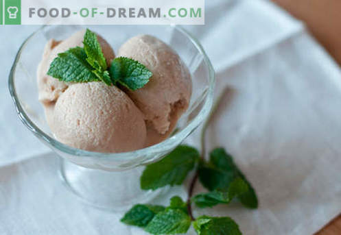 Домашен сладолед - најдобри рецепти. Како брзо и вкусно готви домашен сладолед.