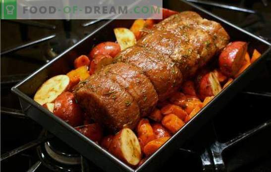 Свинско месо со зеленчук во рерна - секогаш вкусно! Како да се готви свинско месо со зеленчук во рерната - едноставни и свечени рецепти