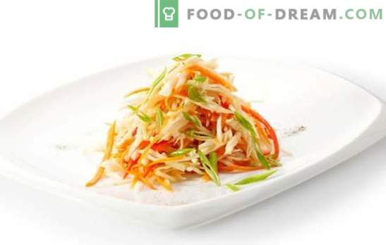 Салата со корејски морков и пиперки е игра на бои! Рецепт за салати со корејски морков и пиперки: месо, печурки