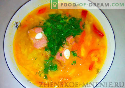 Супа од грашок - рецепт со фотографии и опис по чекор по чекор
