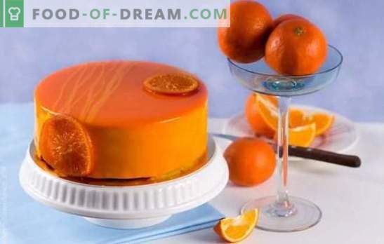 Портокалова глазура - миризлив дизајн за печење. Рецепти портокалова глазура на крем, млеко, чоколадо