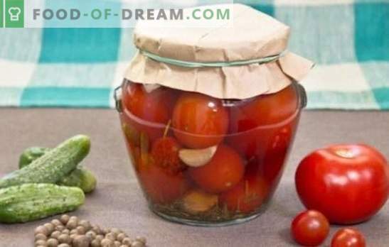 Конзервирани домати за зима: вкусно чување. Рецепти конзервирани домати за зима