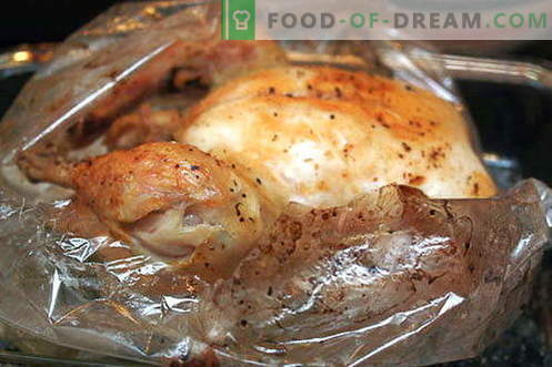 Пилете го ракавот - најдобриот рецепт. Како правилно и вкусно гответе пилешки ракави за печење.