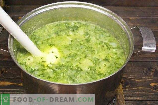 Суп за спанаќ-кокосов крем