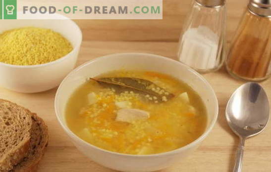 Подправна супа со просо: тајните на козачката кујна. Рецепти супа со просо со историски 
