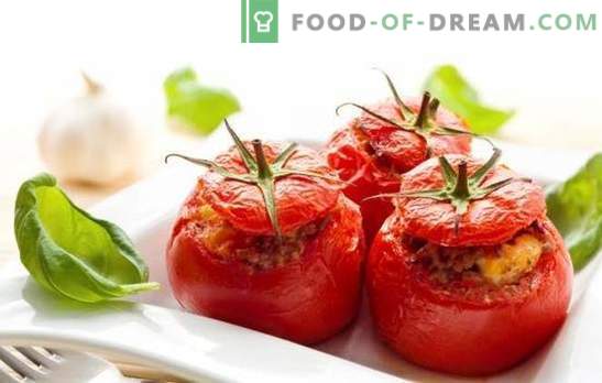 Pieczone pomidory z mielonym mięsem - soczyste, smaczne, oryginalne. Wybór najlepszych przepisów na pieczone pomidory z mięsem mielonym