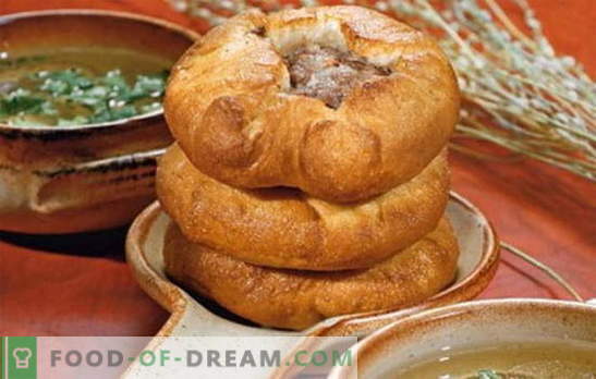 Квасец белаши - вистинско татарско јадење? Рецепти од мирисни и сочни белци на квасец со различни пломби