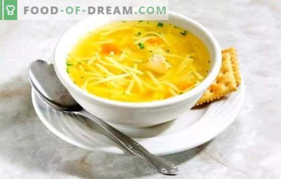 Супа од глупак: Чекор по чекор рецепт за традиционален прв курс. Варијанти на супа од тестенини (чекор по чекор)