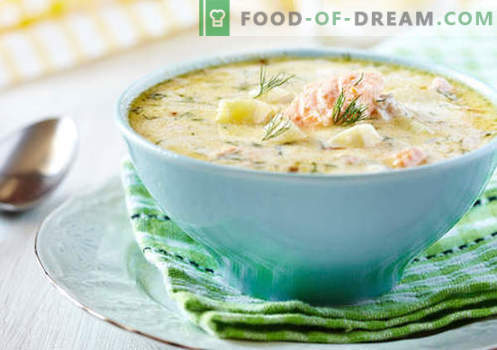 Супер крем - докажани рецепти. Како правилно и вкусна супа за готвење со крем.