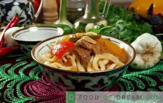 Узбекистан Лагман е неверојатно јадење кое ќе ги задоволи вкусот, аромата и изгледот. Најдобрите рецепти за Лагман во Узбекистан