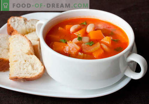 супа од супа од зеленчук - најдобри рецепти. Како правилно и вкусно да готви супа во супа од зеленчук.