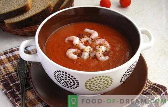 Супа од домати со ракчиња - ароматска деликатес. Најдобрите рецепти за супа од домати со ракчиња и други морски плодови