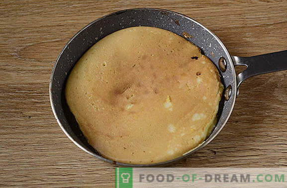 Палачинки со корн брашно: бујна, убава десерт за кефир. Како да се готви палачинки од пченка: чекор по чекор фото-рецепт
