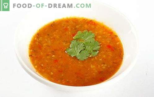 Супа од каша - најдобрите рецепти. Како правилно и вкусно готвач супа kharcho.