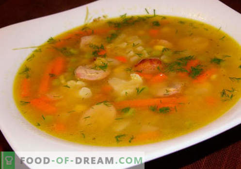 Чорба со супи - докажани рецепти. Како правилно и вкусна готвачка супа од чорбата.