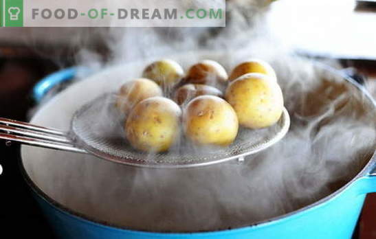 Како да се готви компири? Барате подготвеност! Како да се готви компири во униформи, во вода, во млеко, во рерна, во микробранова печка