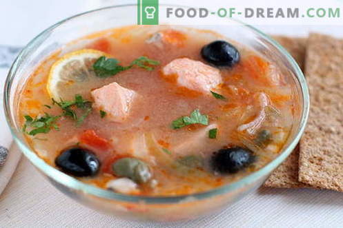 супа од Солянка - најдобри рецепти. Како правилно и вкусно супа од супа.