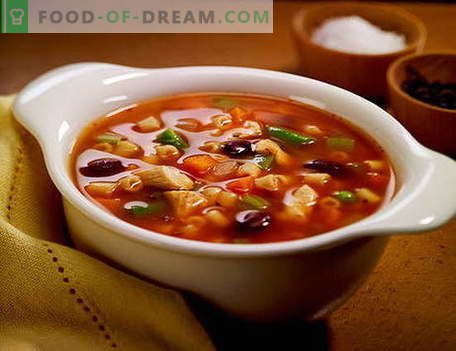 супа од Солянка - најдобри рецепти. Како правилно и вкусно супа од супа.