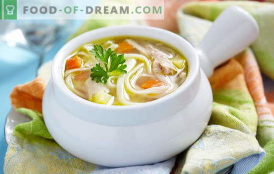 Пилешка супа со тестенини и компири - домашна! Изберете рецепти за пилешка супа со тестенини и компири